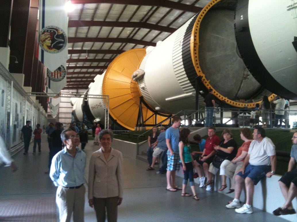Tên lửa Saturn V, tên lửa duy nhất còn sót lại sau chương trình đưa người lên mặt trăng.